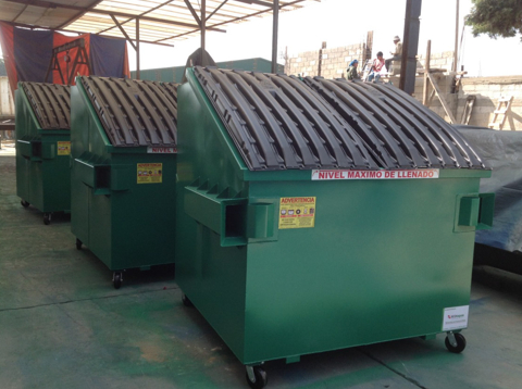 CONTENEDORES METÁLICOS DE BASURA