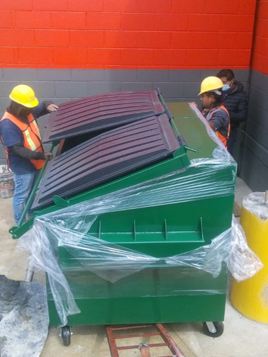 CONTENEDORES METÁLICOS DE BASURA